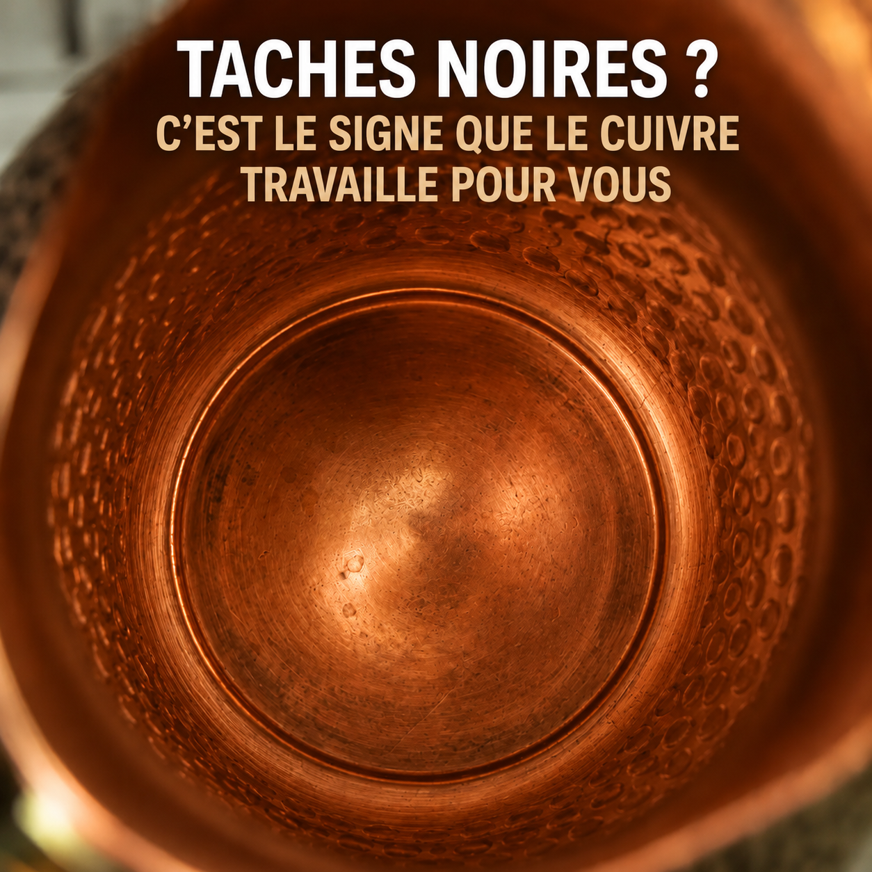Taches noires cuivre