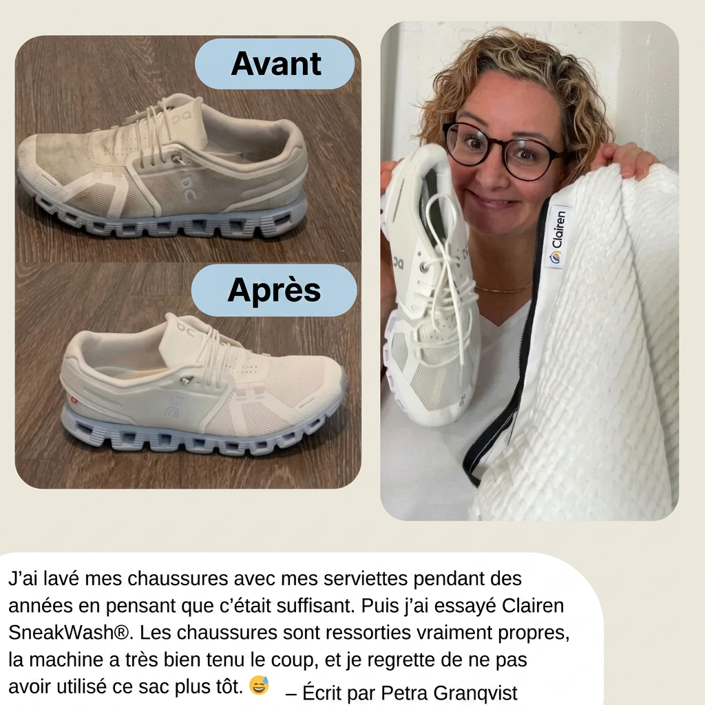 Clairen SneakWash® — La façon la plus simple d’avoir des chaussures propres