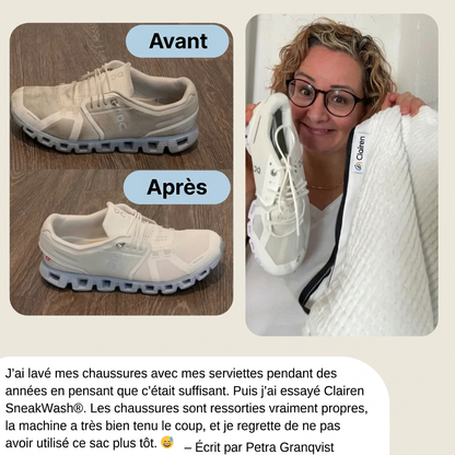 Clairen SneakWash® — La façon la plus simple d’avoir des chaussures propres