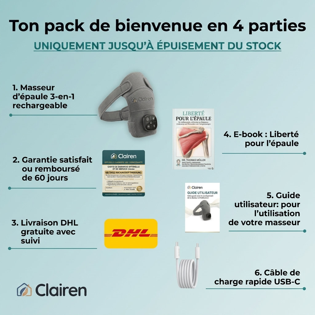 Clairen — Masseur d’épaule 3-en-1